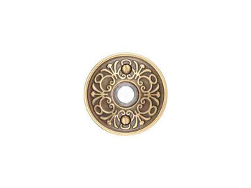 Emtek 2406 Brass Lancaster Door Bell Cover